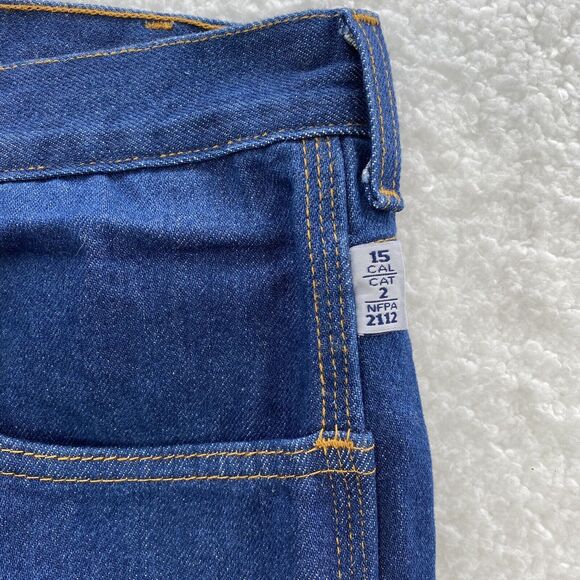 Tyndale Jeans Men's 38x30 Blue F290T Arch Rated Fire Resistant American Workwear - Picture 6 of 16